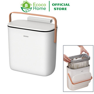 Thùng rác ecoco, thùng rác treo tủ bếp dán nhà vệ sinh tiện lợi
