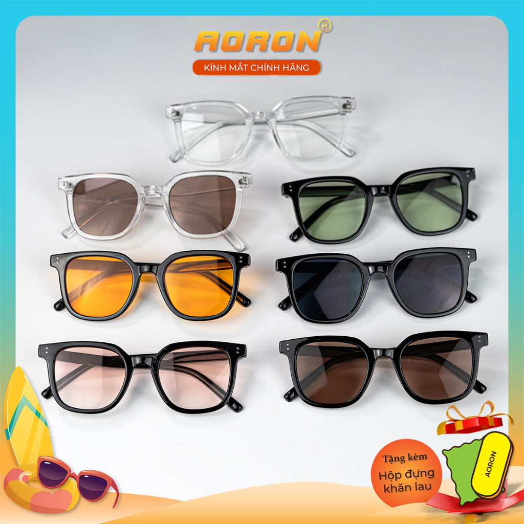 Kính Râm Nam Nữ Tròng Phân Cực Nhiều Màu Độc Lạ Chống Chói Lóa Và Tia UV400 Phối Đồ Trendy Phong Cách Hàn Quốc AK119
