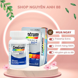 Vitamin tổng hợp cho người trên 50 tuổi - Centrum Advance 50+