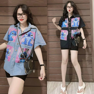 ÁO SƠ MI JEANS (KÈM VIDEO HÌNH THẬT)
