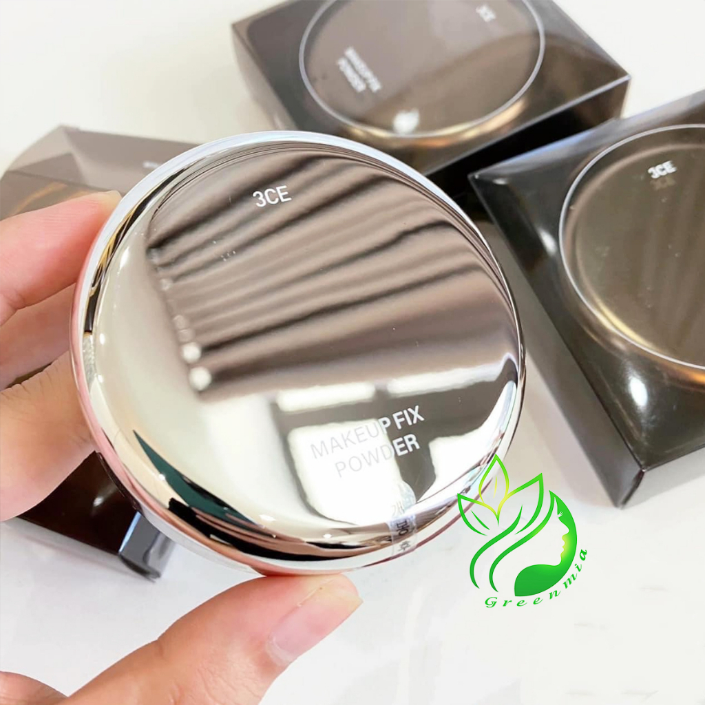 PHẤN PHỦ NÉN 3CE MAKEUP FIX POWDER FAIR SOFT CLEAR LIGHT SIÊU MỊN CHE PHỦ CHÂN LÔNG KHUYẾT ĐIỂM