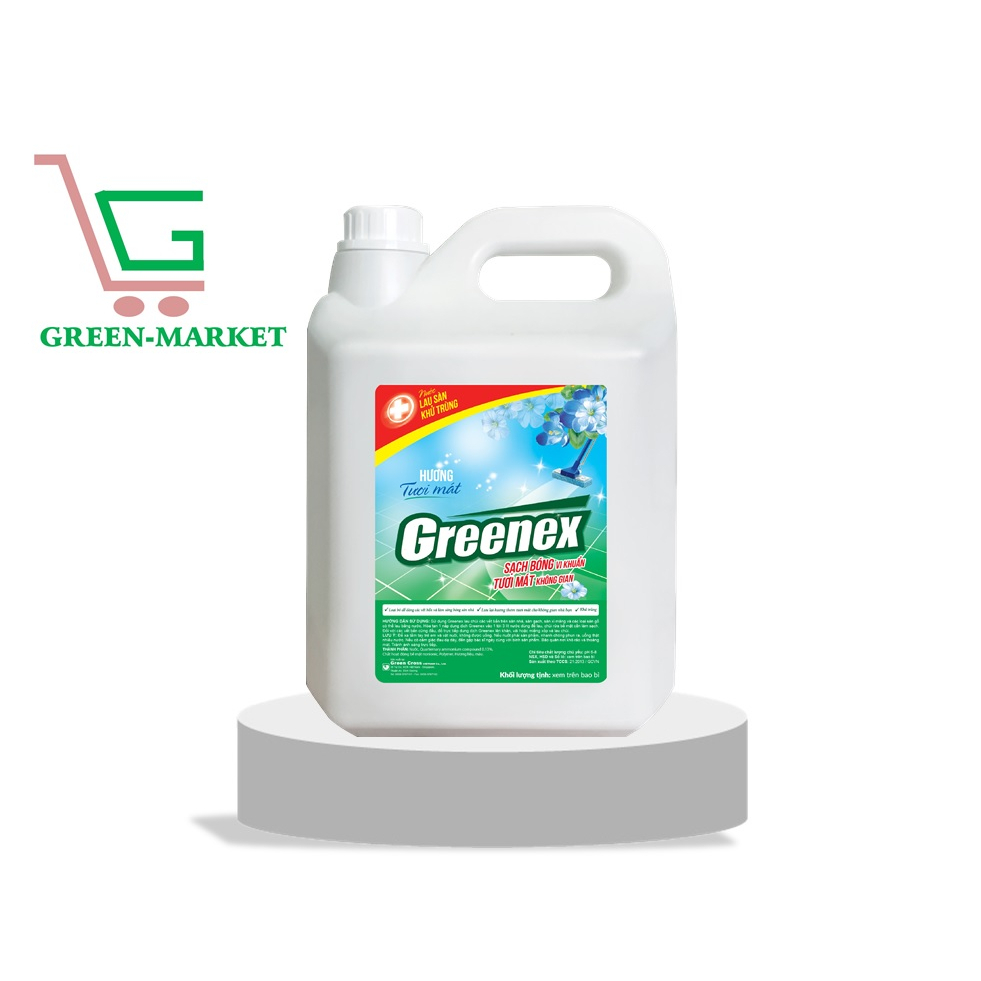 Nước lau sàn cao cấp Greenex - khử mùi, diệt khuẩn, đuổi côn trùng