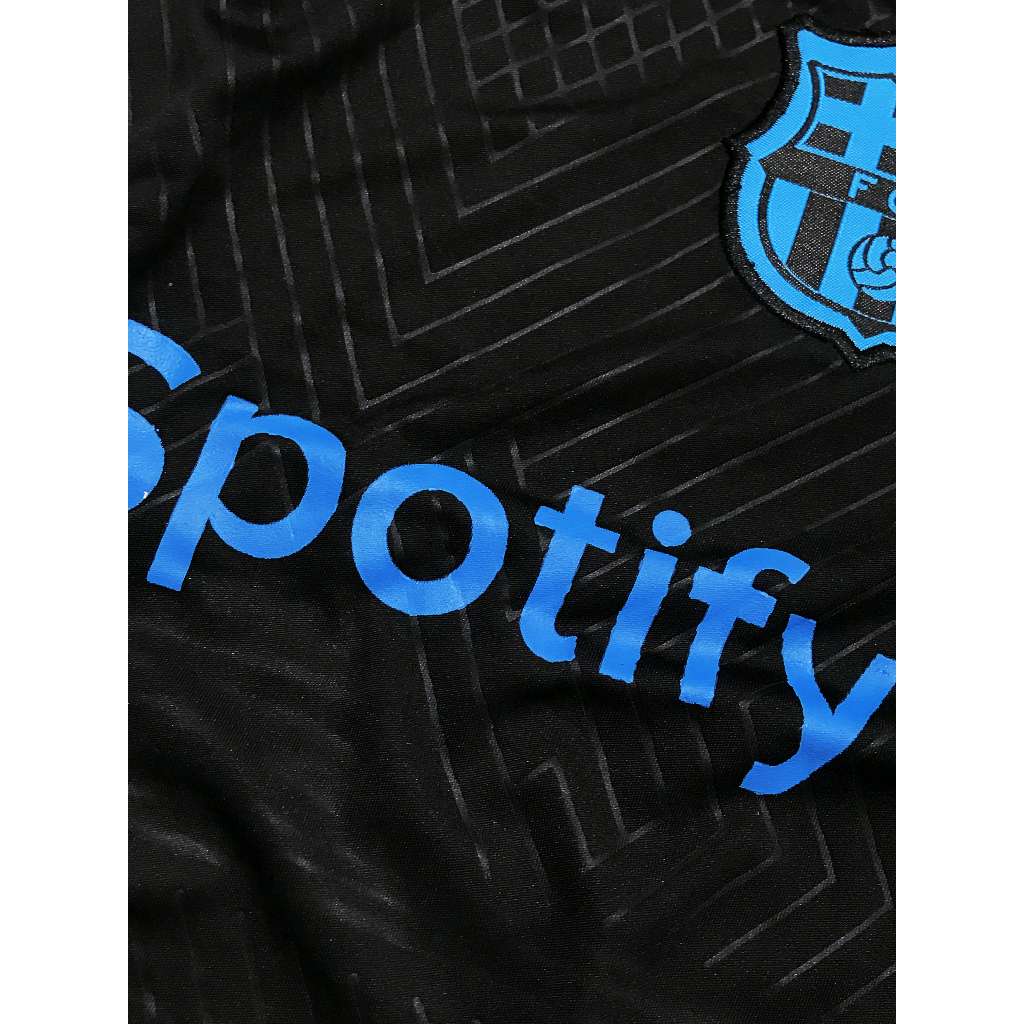 Đồ Bóng Đá BARCELONA đen tay xanh bản Fan Editions 2023