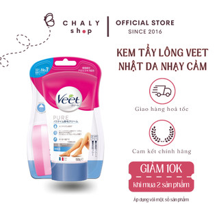 Kem tẩy lông Veet dành cho da nhạy cảm 150g Nhật