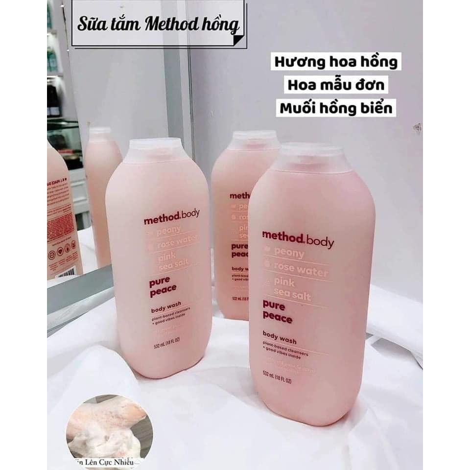 Sữa tắm Hữu Cơ Method Body Siêu Mểm Mịn Da