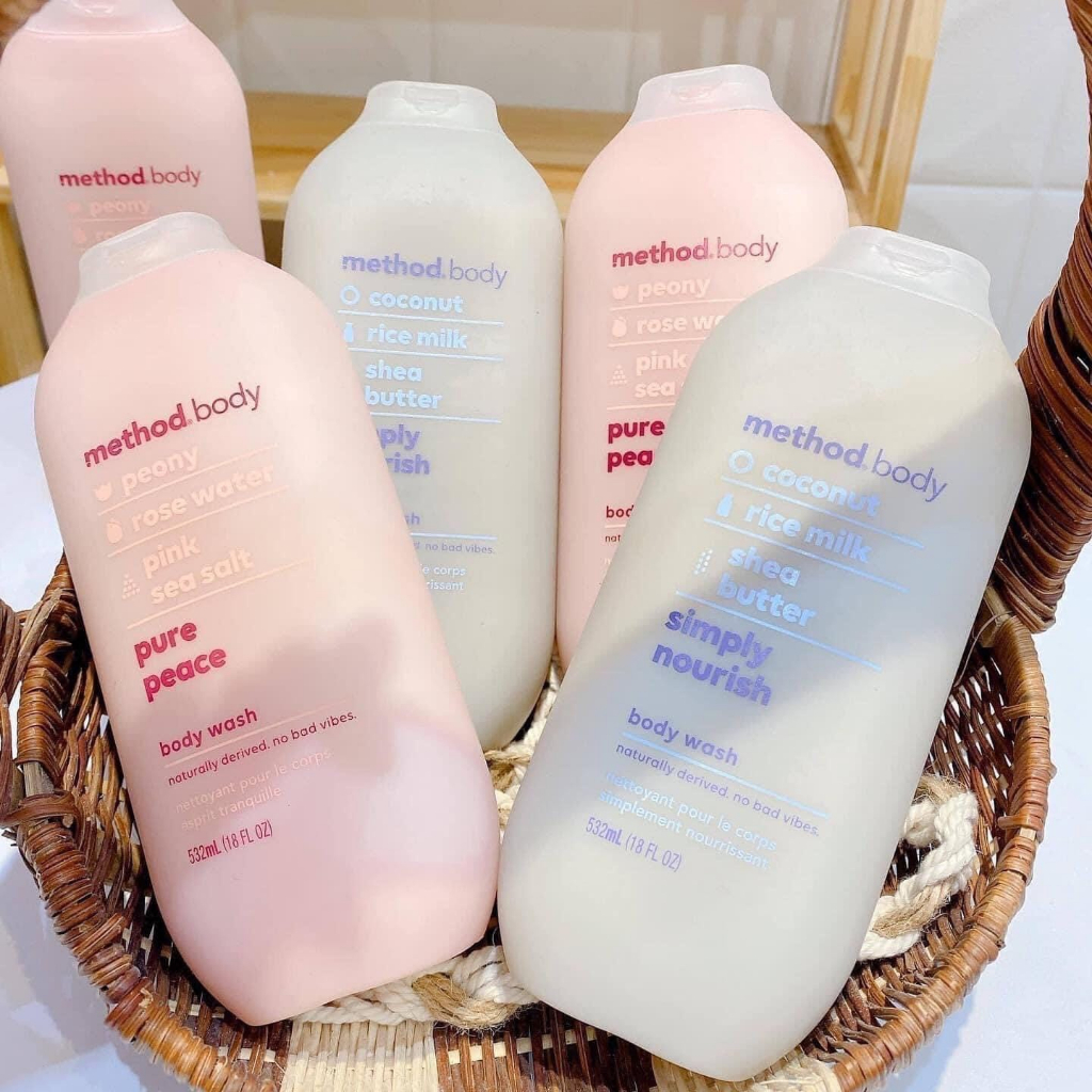 Sữa tắm Hữu Cơ Method Body Siêu Mểm Mịn Da