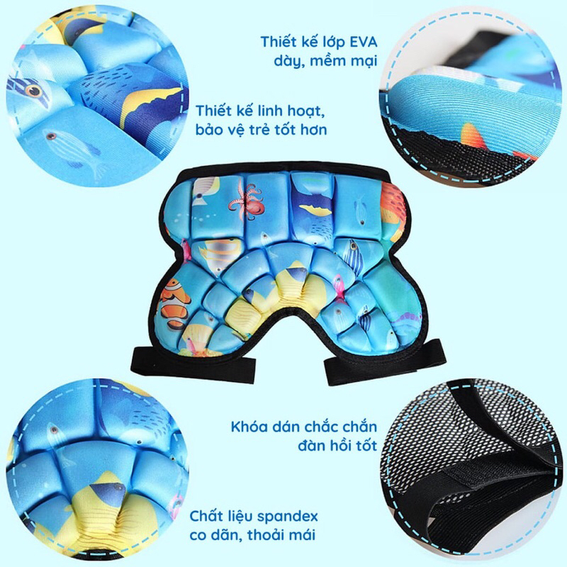 Đệm bảo vệ mông Centosy cho bé chơi thể thao, trượt patin, trượt ván
