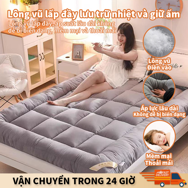 topper nệm giá rẻ nệm bảo vệ tấm giường và da chức năng sàn nệm soft plate tấm bảo vệ nệm dày10cm tấm topper tiện