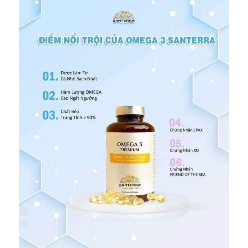 Omega 3 Santerra Pháp