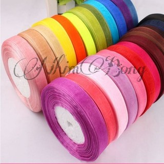 Ruy băng voan 1,1 - 1,5cm (cuộn 45m)