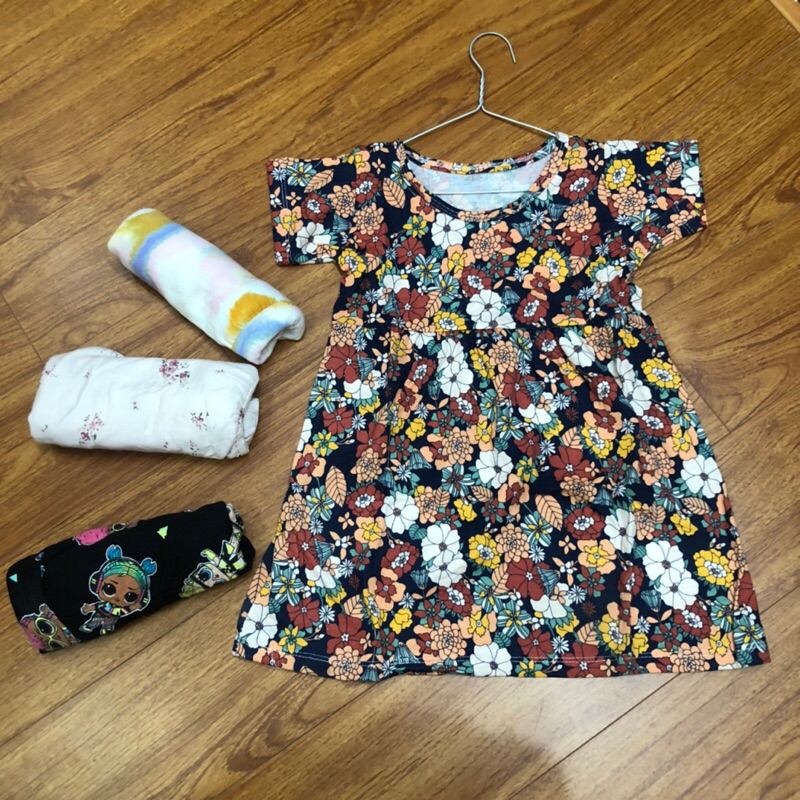 Thanh lý váy cotton bé gái lẻ size