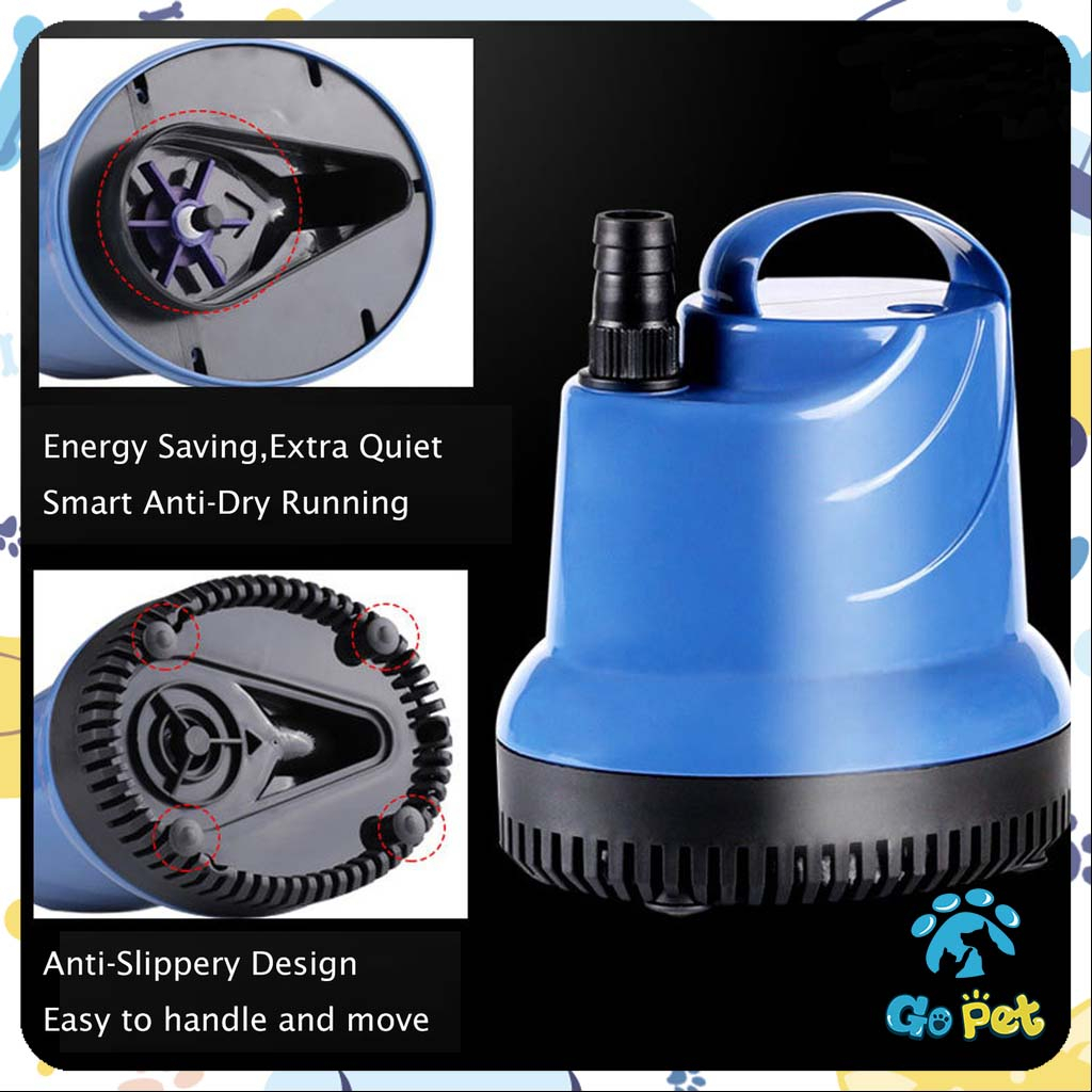 6W/12W/25W/40W/60W/100W Máy Bơm Hút Đáy Máy Bơm Nước Hút Bên Chìm Hút Cặn Đáy Bể Cá