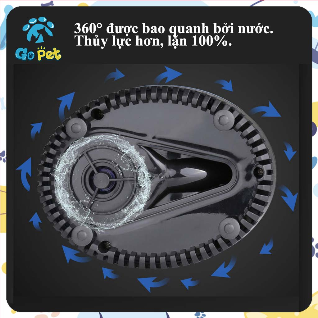 6W/12W/25W/40W/60W/100W Máy Bơm Hút Đáy Máy Bơm Nước Hút Bên Chìm Hút Cặn Đáy Bể Cá