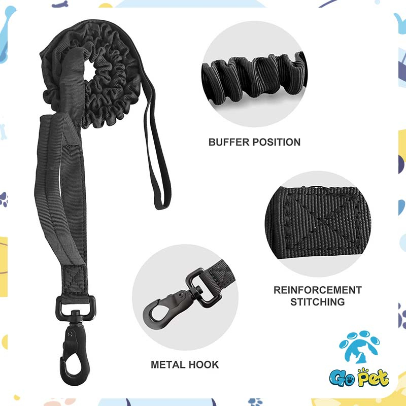 Dây chó có thể điều chỉnh nylon quân đội dây chó vừa và lớn Màu đen kaki màu xanh lá cây ngụy trang