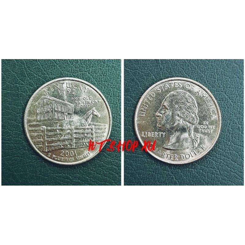 Đồng kỉ niệm Quarter - Bang Kentucky Mỹ ( 2001 )