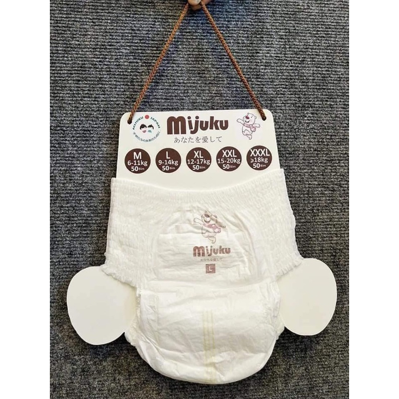 Combo 100 miếng bỉm quần mijuku M /L / XL XXL /XXXL/ 50/ 100c