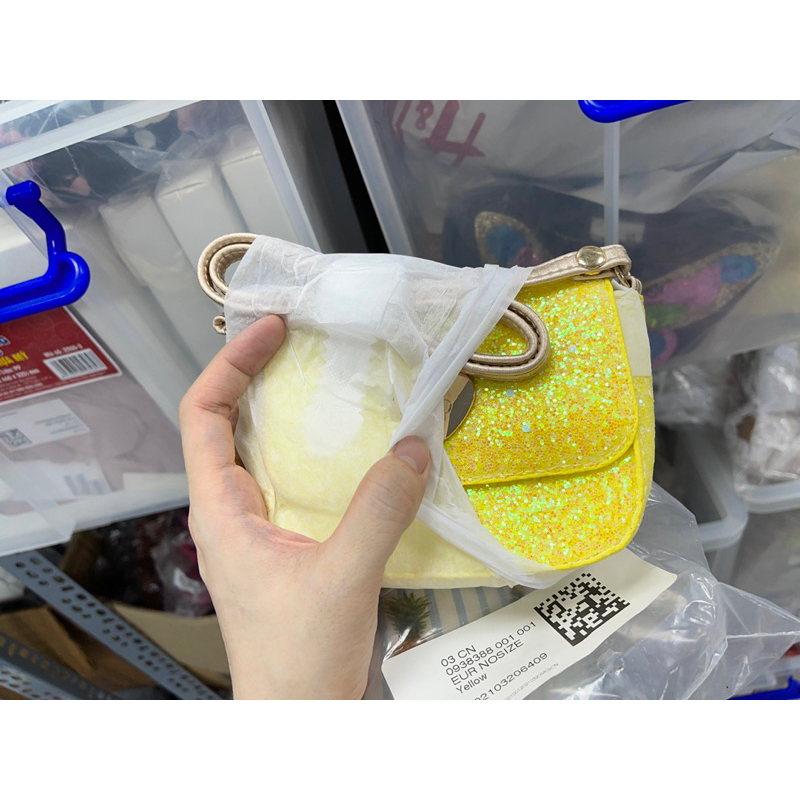 Túi kim tuyến vàng HM H&M_hàng chính hãng authentic