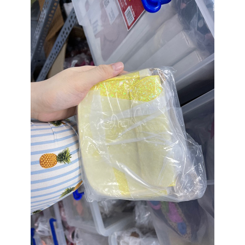 Túi kim tuyến vàng HM H&M_hàng chính hãng authentic