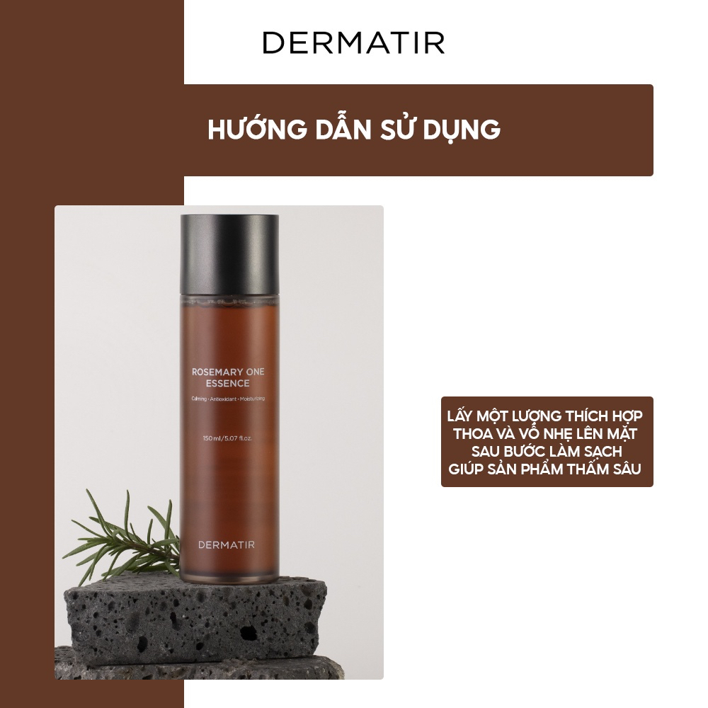 Tinh chất hương thảo DERMATIR ROSEMARY ONE ESSENCE da ầm mịn, phụ hồi, làm dịu - Vamima