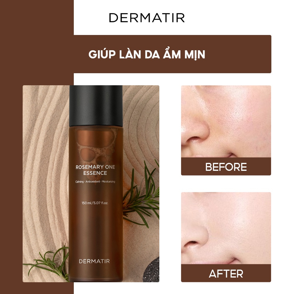 Tinh chất hương thảo DERMATIR ROSEMARY ONE ESSENCE da ầm mịn, phụ hồi, làm dịu - Vamima