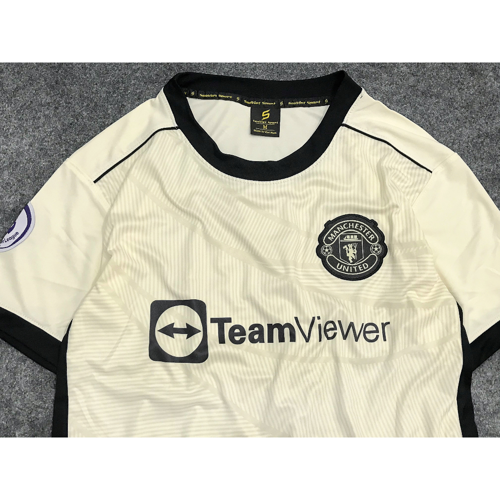 Đồ Bóng Đá MU VÀNG NHẠT bản Fan Editions 2023