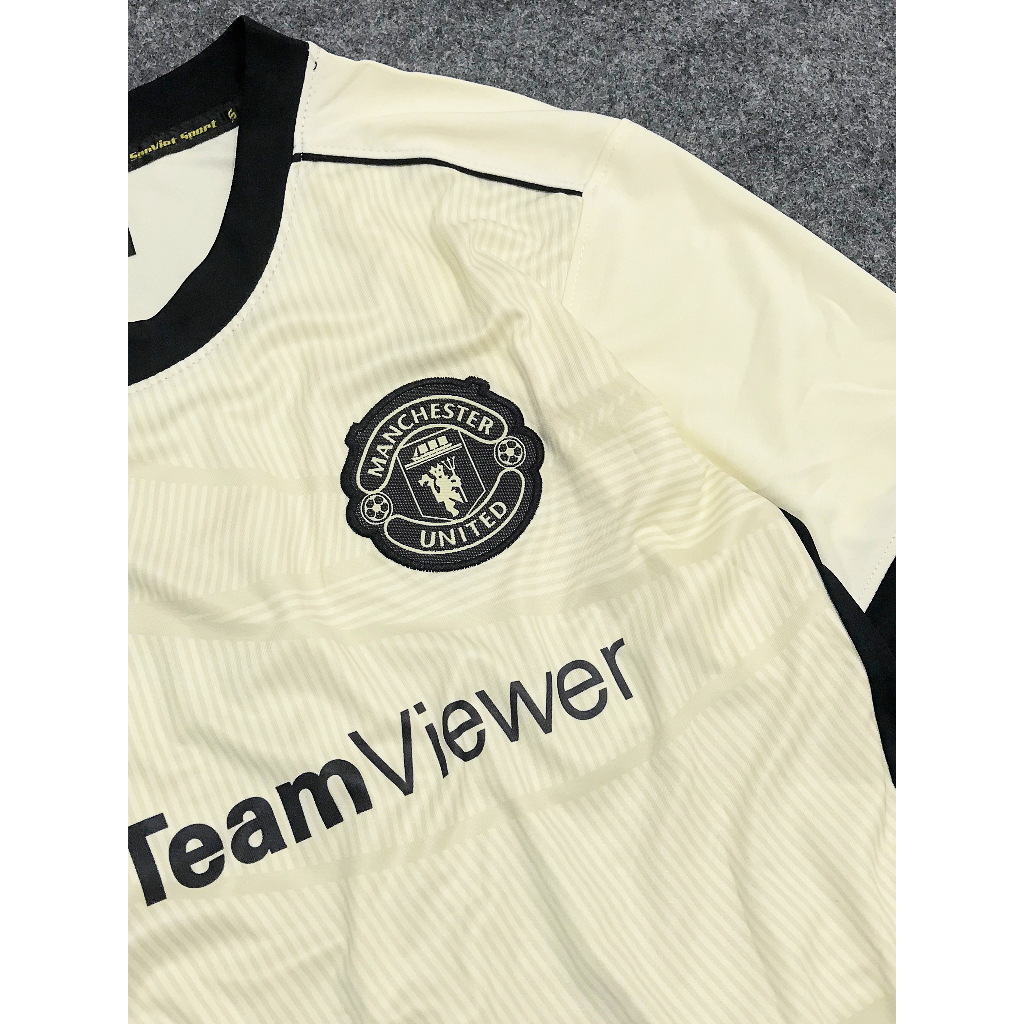 Đồ Bóng Đá MU VÀNG NHẠT bản Fan Editions 2023