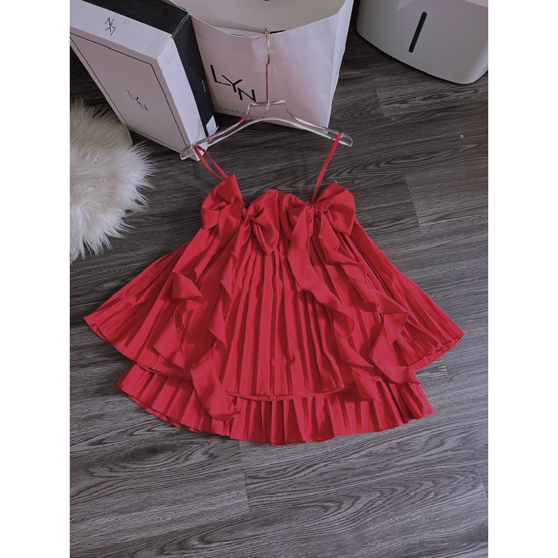 SET ÁO HAI DÂY DẬP LI KÈM QUẦN ĐÙI CAO CẤP