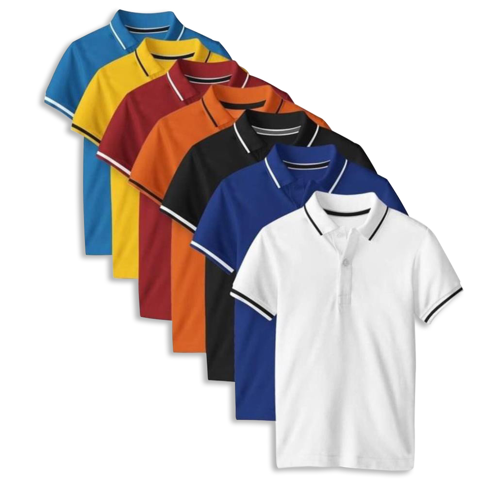 Áo thun nam cổ trụ chất liệu mè thể thao mềm mại, thoáng mát, chống nhăn, co giãn tốt, lên dáng đẹp POLO