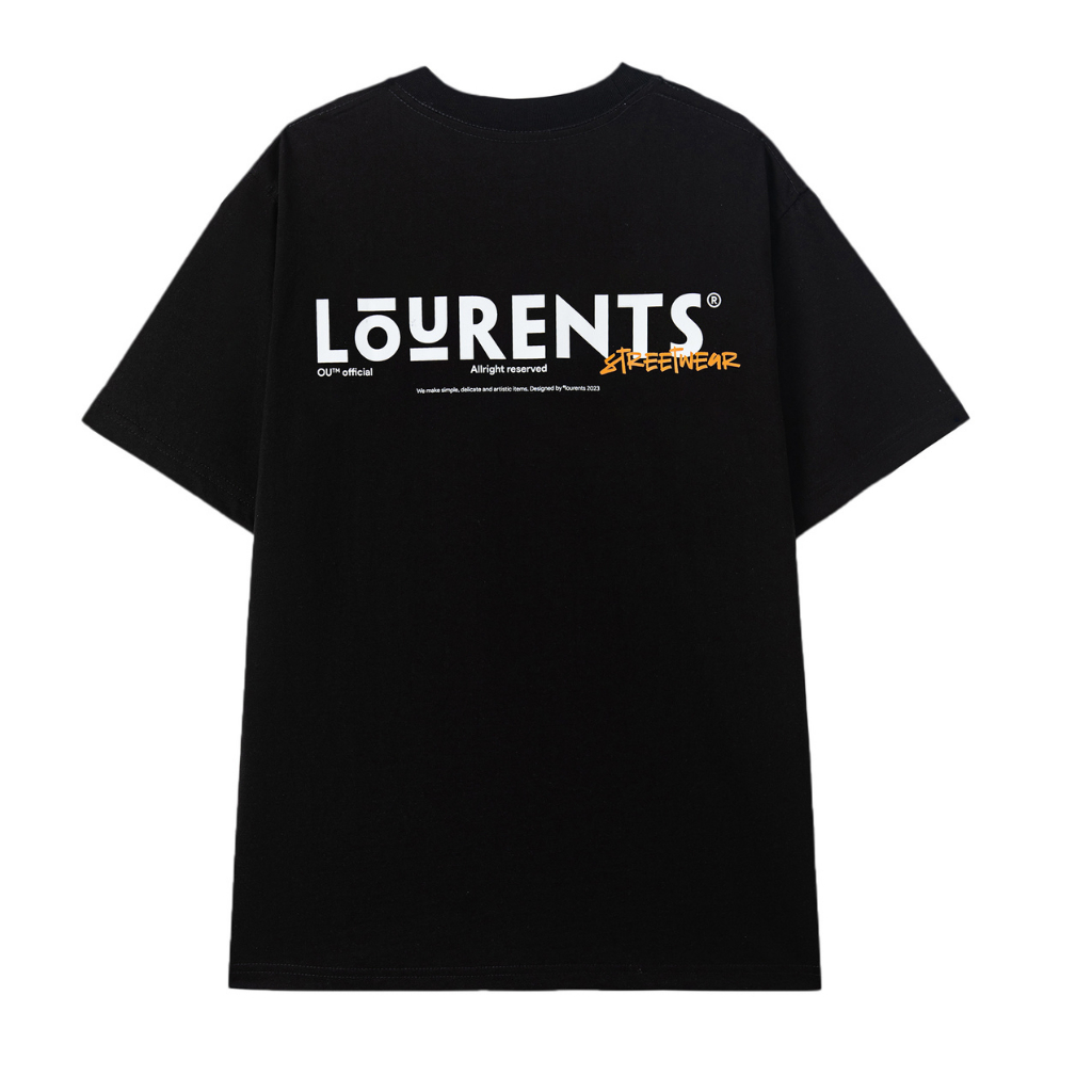 Áo Thun Local Brand Lourents Premium Basic Tee - TEE2 Đen