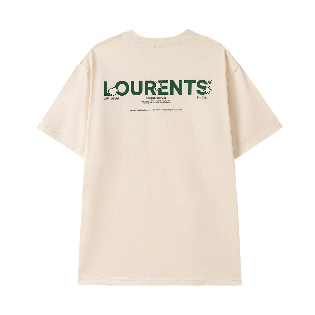 Áo Thun Unisex Local Brand Lourents OU Heart Premium Cotton - TEE3