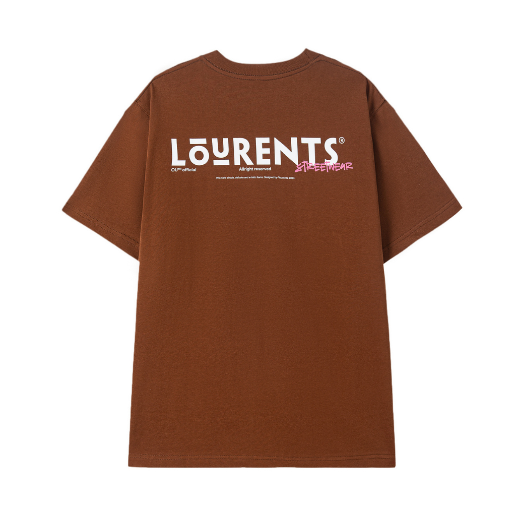 Áo Thun Tay Lỡ Lourents Local Brand Premium Basic Tee - TEE2 Nâu