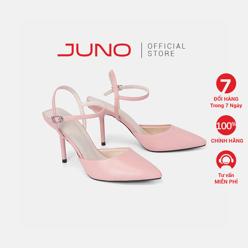 Giày Cao Gót Nữ 9cm Thời Trang JUNO Thanh Tối Giản CG09156