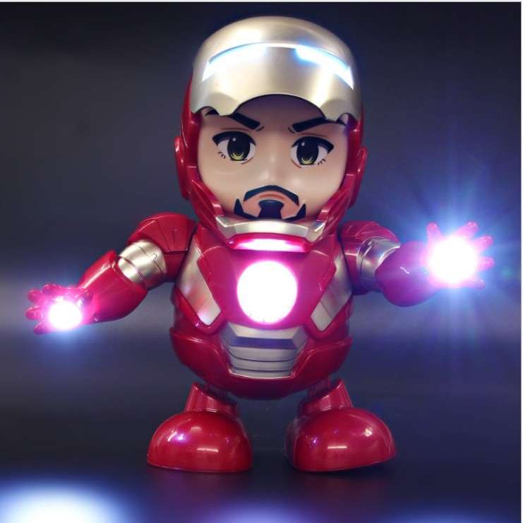 Đồ Chơi RoBot Iron Man - Người Sắt Nhảy Múa ROBOT ĐỎ MỚI DENCE HERO -dc3677