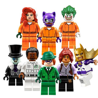 Nhân vật The Joker Prison Jumpsuit, Prison Jumpsuit with Belt - dòng Iego Super heroes sh598 sh061