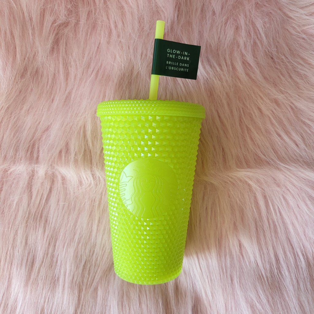 Ly xanh nhựa Starbucks chính hãng Tag USA