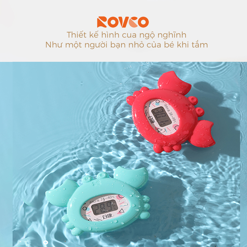 Nhiệt Kế ROVCO RK-X1022 Đo Nước Tắm Cho Bé