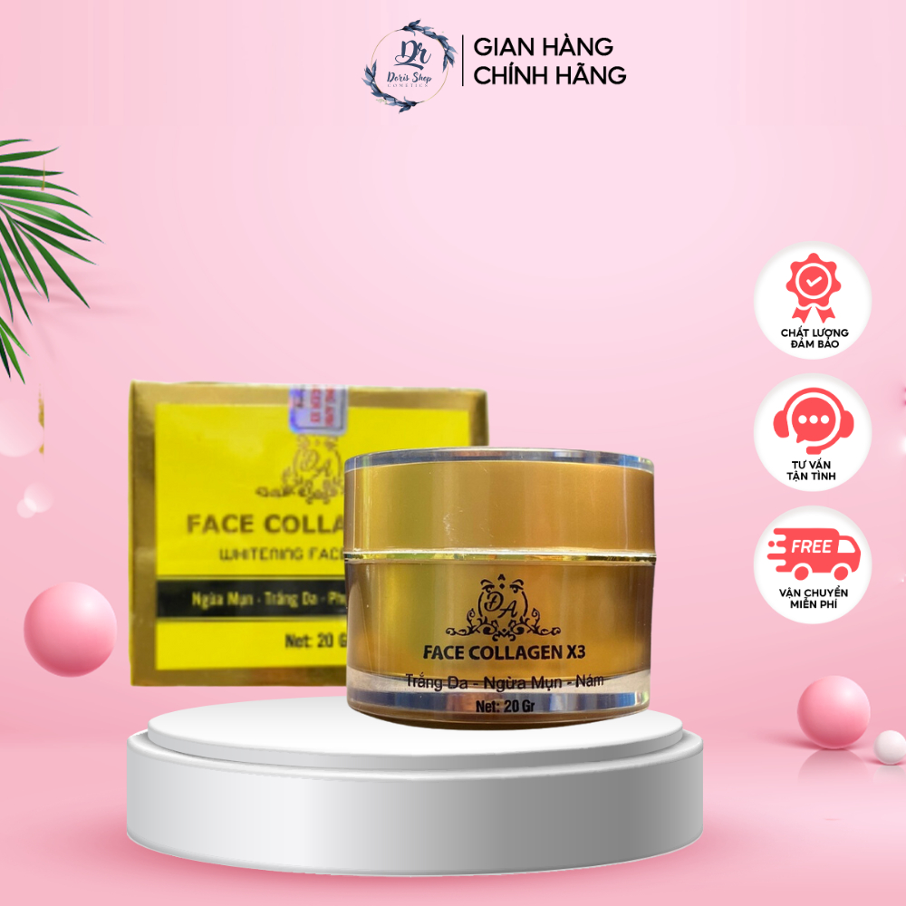 [TRỢ GIÁ] Combo Kem Face Collagen X3 + Body Colagen X3 Luxury Mỹ Phẩm Đông Anh - Doris Shop