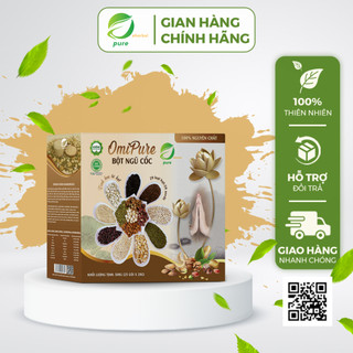 Hộp Ngũ Cốc Dinh Dưỡng OmiPure (29 loại hạt) SẢN PHẨM CHO NGƯỜI ĂN KIÊNG, TIỂU ĐƯỜNG VÀ ĂN CHAY (25 gói)