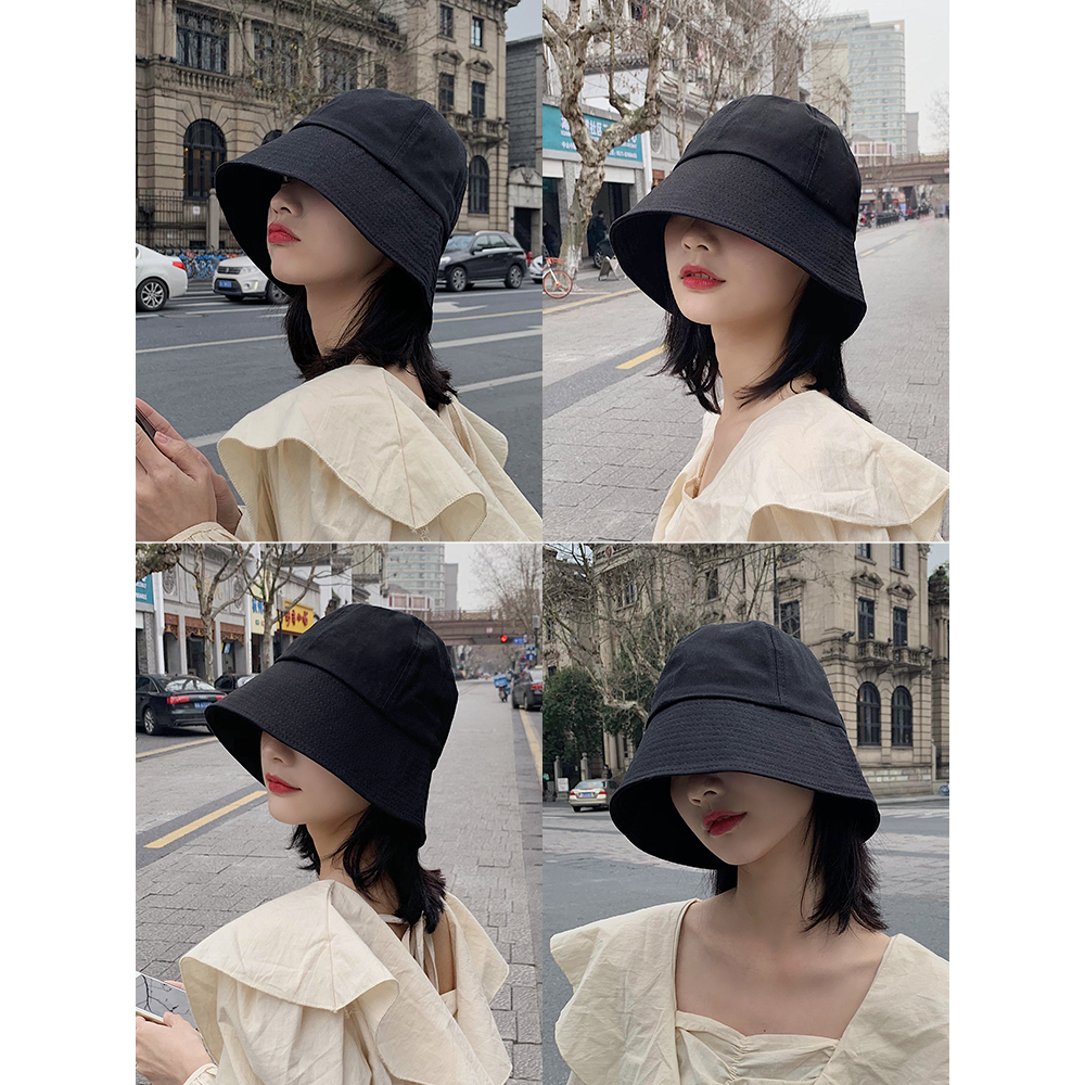 HMH® Mũ Vành Rộng Chống Nắng Phong Cách Hàn Quốc Dễ Phối Đồ Cho Nữ