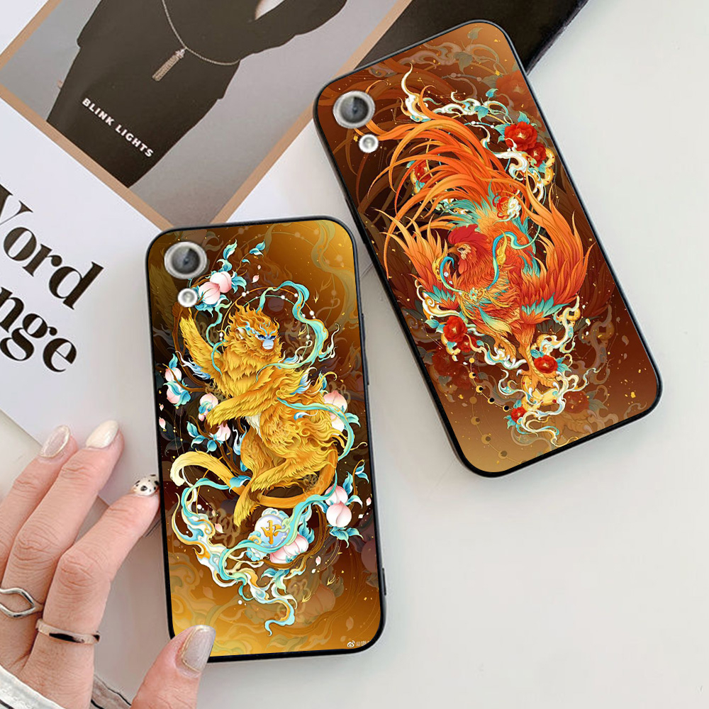 Ốp lưng huawei y6 ii / y6ii in hình con giáp thân dậu tuất hợi