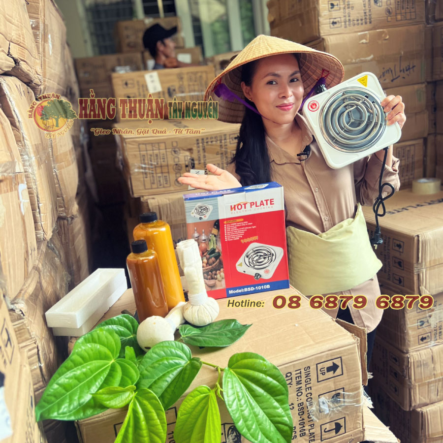 Bếp Điện Hơ Lá Trầu Cho Mẹ Và Bé (bảo hành 6 tháng - có tăng giảm nhiệt độ)