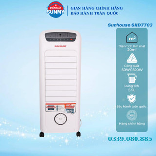 Máy sưởi và làm mát không khí SUNHOUSE SHD7703 - Bảo hành chính hãng - Quạt điều hoà 2 chiều SHD7703 