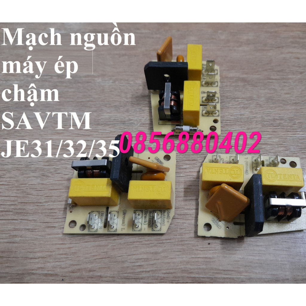 Phụ kiện bảng mạch máy ép chậm savtm JE31, JE35, JE32