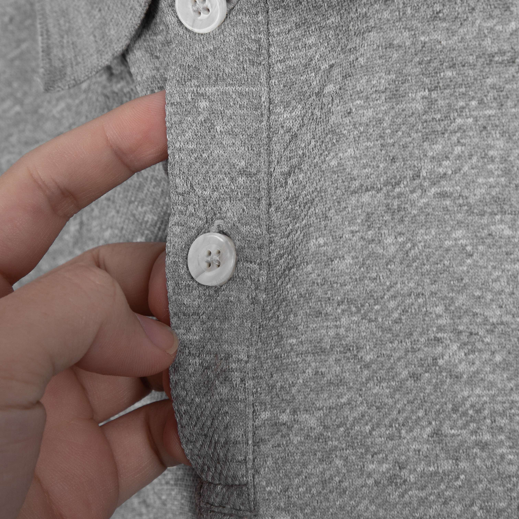 Áo Polo The Bad God Triangle Pattern Grey