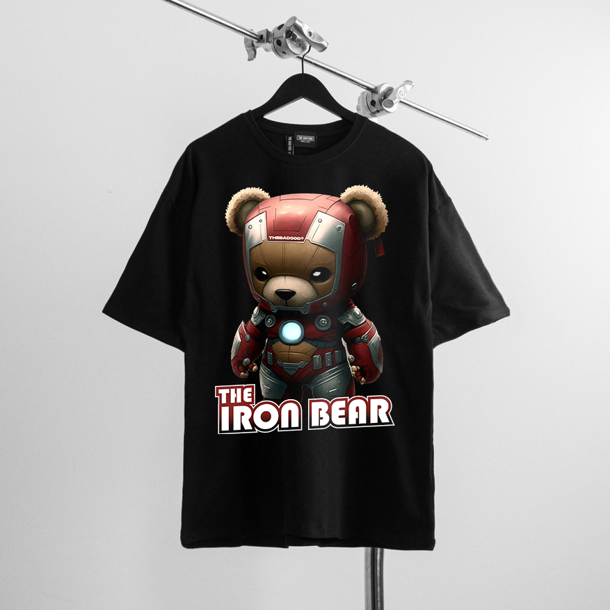 Áo thun boxy The Bad God Iron Bear