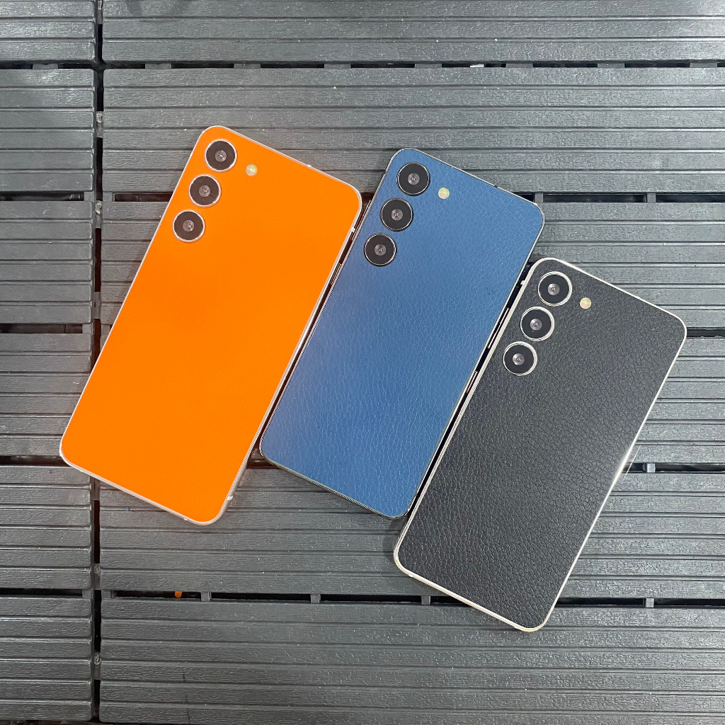 Miếng dán mặt lưng vân da 3M cao cấp. Skin dành cho sam sung S10/S20/S21/S22/S23