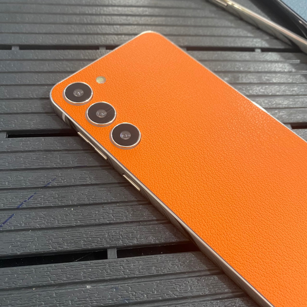 Miếng dán mặt lưng vân da 3M cao cấp. Skin dành cho sam sung S10/S20/S21/S22/S23