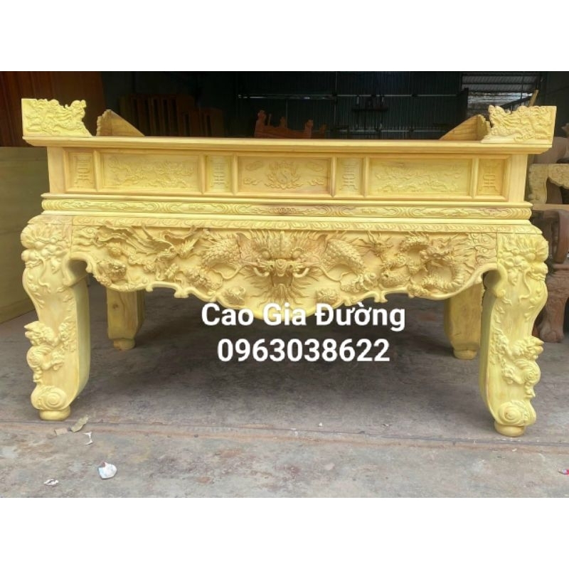 Sập Thờ Gỗ Mít Ta 197-217 chân 16 - 24