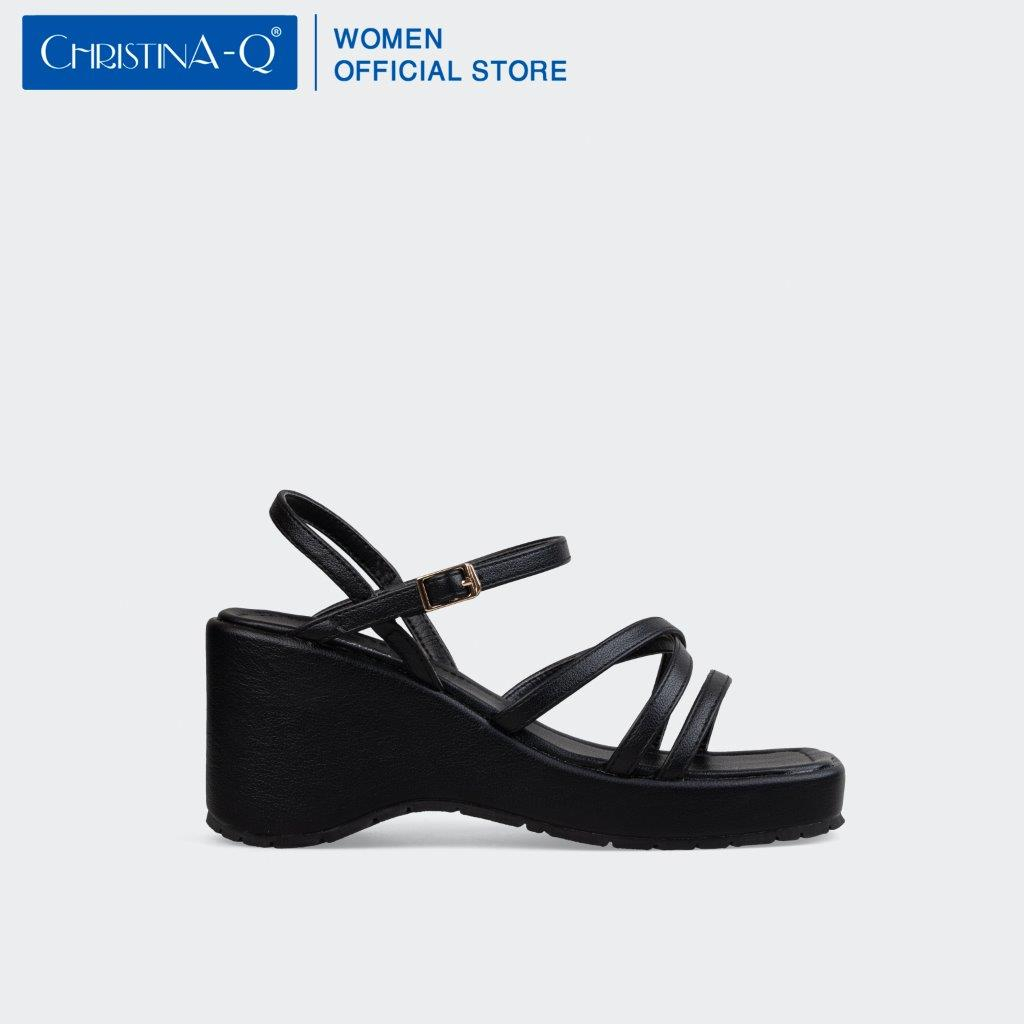 Giày sandals nữ đế xuồng ChristinA-Q XDX134