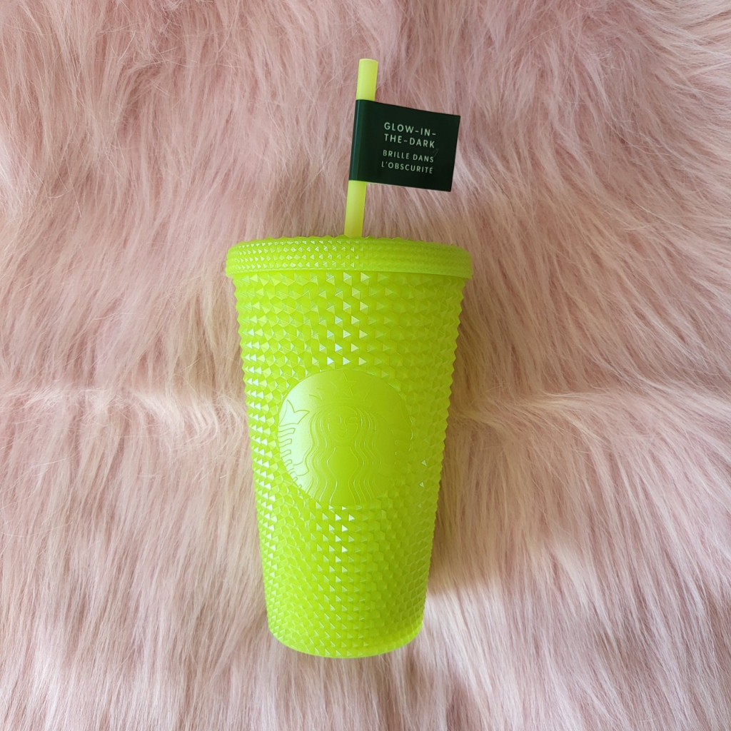 Ly xanh nhựa Starbucks chính hãng Tag USA